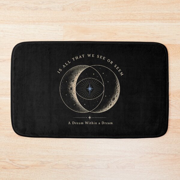 Item preview, A Dream Within a Dream Celestial Moon Poetry Design designed and sold by Fenay Designs.