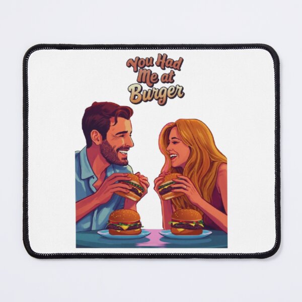 Item preview, Funny Relationship Slogan You Had Me at Burger Graphic designed and sold by Miheerala.