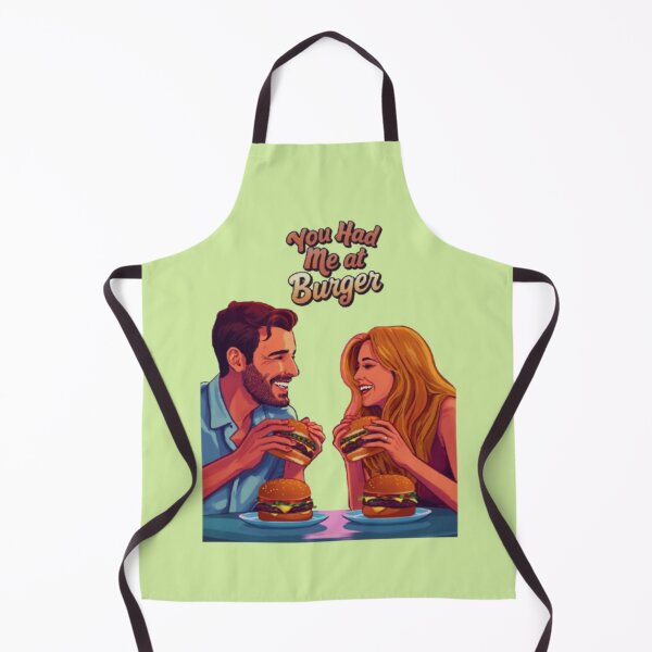 Item preview, Funny Relationship Slogan You Had Me at Burger Graphic designed and sold by Miheerala.