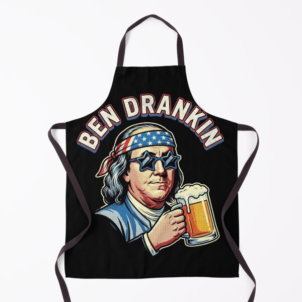 Item preview, Ben Drankin Funny Benjamin Franklin Drinking Shirt designed and sold by TeNovaStudio.