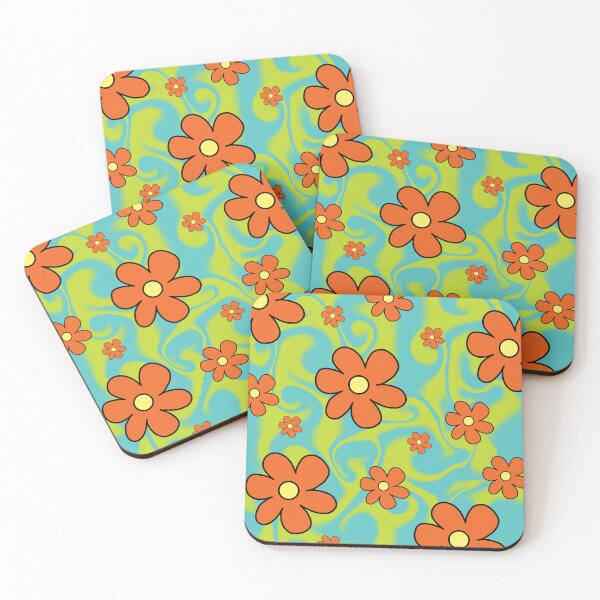 Item preview, Groovy flowers on a van designed and sold by tiredteacher57.