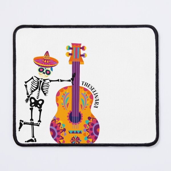 Item preview, Fiesta Skeleton Playing Trumpet: Vibrant Day of the Dead Art designed and sold by Theselinara.
