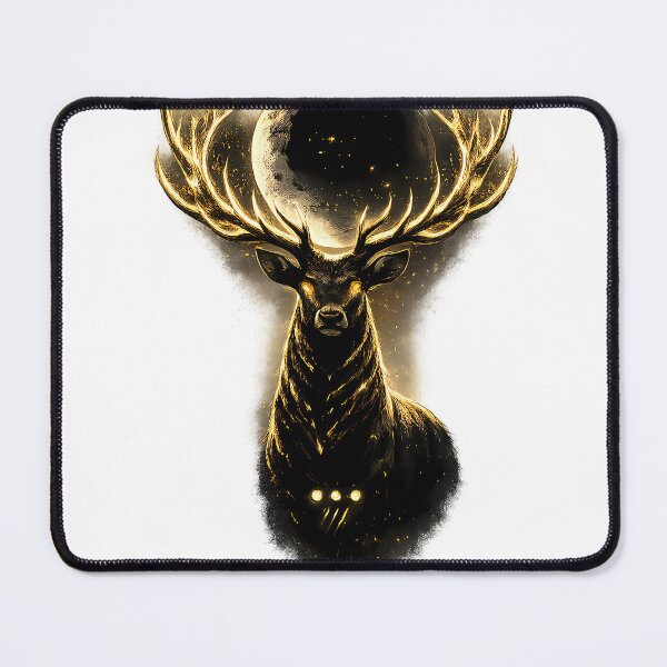 Item preview, Night Deer with Moon and Three Claw Mark designed and sold by WarriorVision.