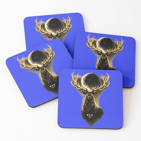 Item preview,  Night Deer with Moon and Three Claw Mark designed and sold by WarriorVision.