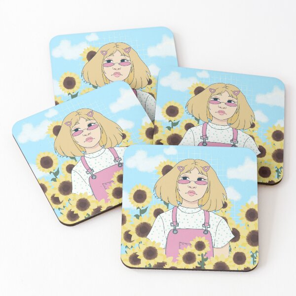 Item preview, Sunflower Field Cat Ear Girl designed and sold by Love-bloock.