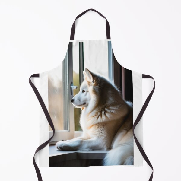 Item preview, Animals - Siberian Husky, Contemplative Portrait by the Window designed and sold by DoodyPets.