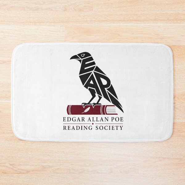 Item preview, Edgar Allan Poe Reading Society Geometric Raven Book Art designed and sold by Fenay Designs.