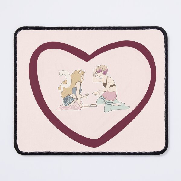 Item preview, Long-Distance Lesbian Couple Texting designed and sold by Obelis.