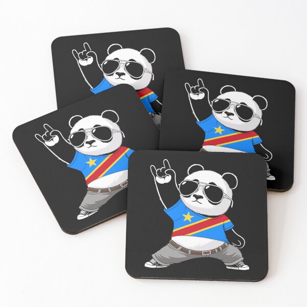 Item preview, Cool Congo Panda DR Congo Flag Congolese Pride Funny designed and sold by Ali-printshop.