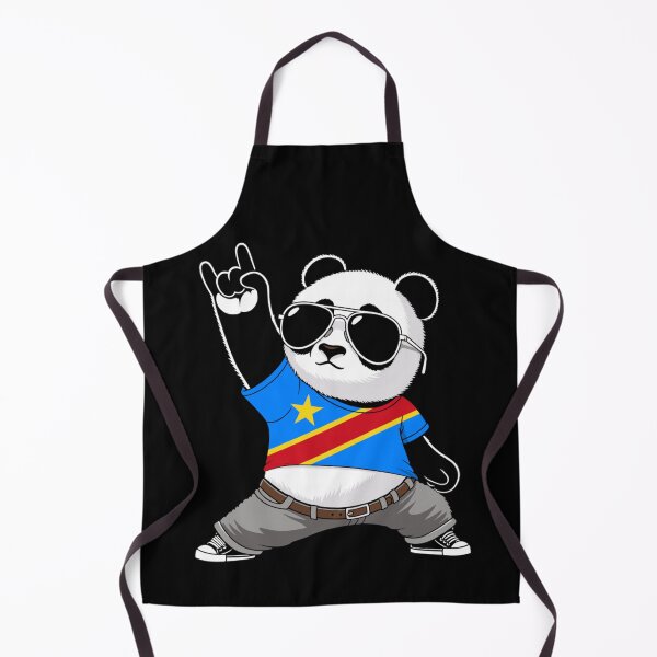 Item preview, Cool Congo Panda DR Congo Flag Congolese Pride Funny designed and sold by Ali-printshop.