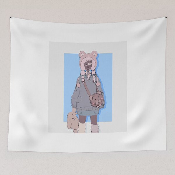Item preview, Bear Hood Kawaii Fashion Girl designed and sold by Love-bloock.
