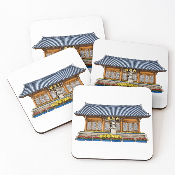 Item preview, Photonuri Beautiful Korean Temple Traditional Hanok House Art designed and sold by photonuri.