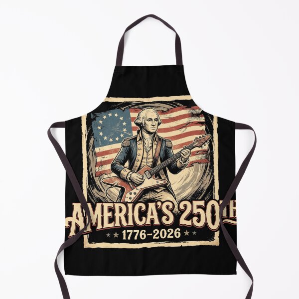 Item preview, America 250th George Washington Guitar Rock Shirt designed and sold by TeNovaStudio.