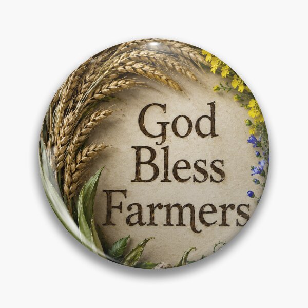 Item preview, God Bless Farmers Harvest Wreath on Wood designed and sold by Pioneer Spirit Market.