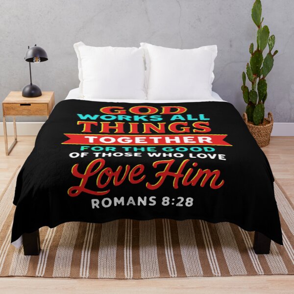 Item preview, Romans 8:28 God Works All Things Together For The Good designed and sold by plushism.