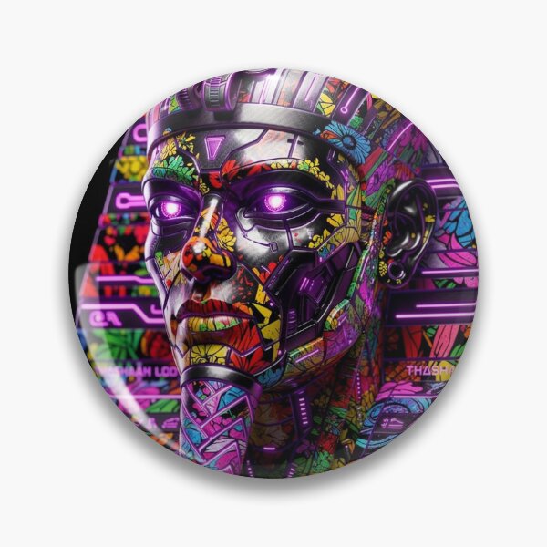 Item preview, Cyberpunk Pharaoh: Neon Egyptian God King designed and sold by Neo Tokio.