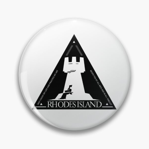 Item preview, Arknights Rhodes Island Emblem White designed and sold by SkyPouikPouik.