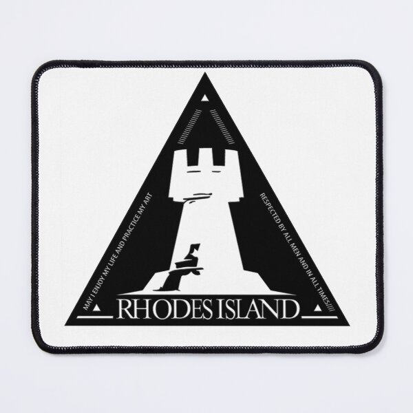 Item preview, Arknights Rhodes Island Emblem White designed and sold by SkyPouikPouik.