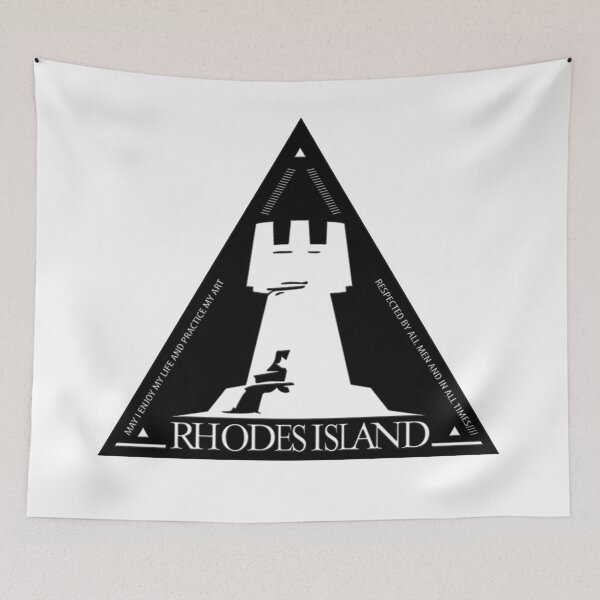 Item preview, Arknights Rhodes Island Emblem White designed and sold by SkyPouikPouik.