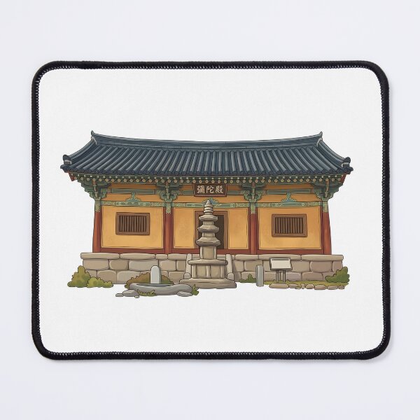 Item preview, Photonuri Beautiful Korean Temple Traditional Hanok House Art designed and sold by photonuri.