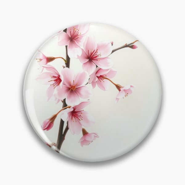 Item preview, Elegant Blooming Pink Cherry Blossom Branch designed and sold by Vida e Arte.