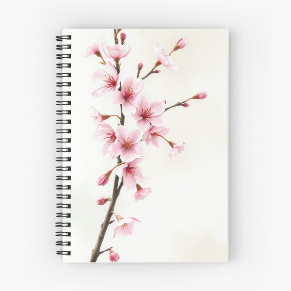 Item preview, Elegant Blooming Pink Cherry Blossom Branch designed and sold by Vida e Arte.