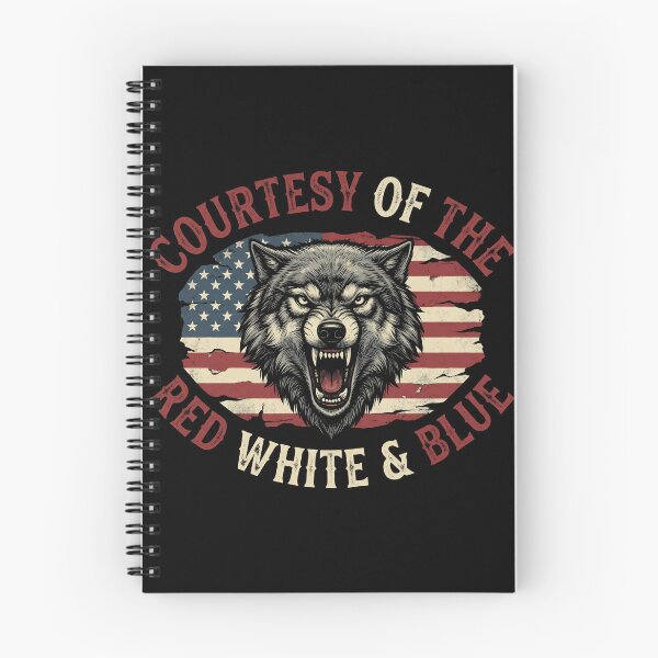 Item preview, Courtesy Of The Red White Blue Wolf Shirt designed and sold by TeNovaStudio.