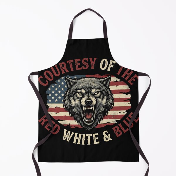 Item preview, Courtesy Of The Red White Blue Wolf Shirt designed and sold by TeNovaStudio.