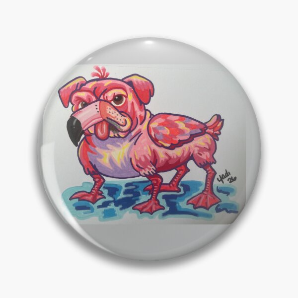 Item preview, Pygmy Flamingo Pug designed and sold by QueenDragon2828.