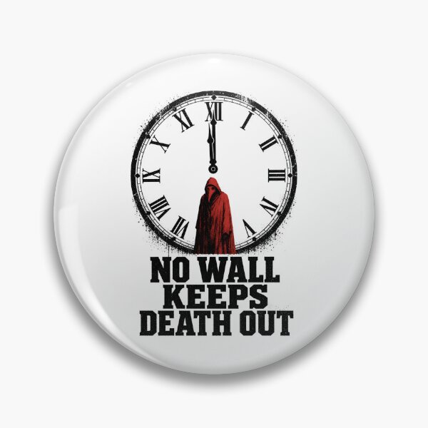 Item preview, Masque of the Red Death Plague Doctor Gothic Clock Art designed and sold by Fenay Designs.