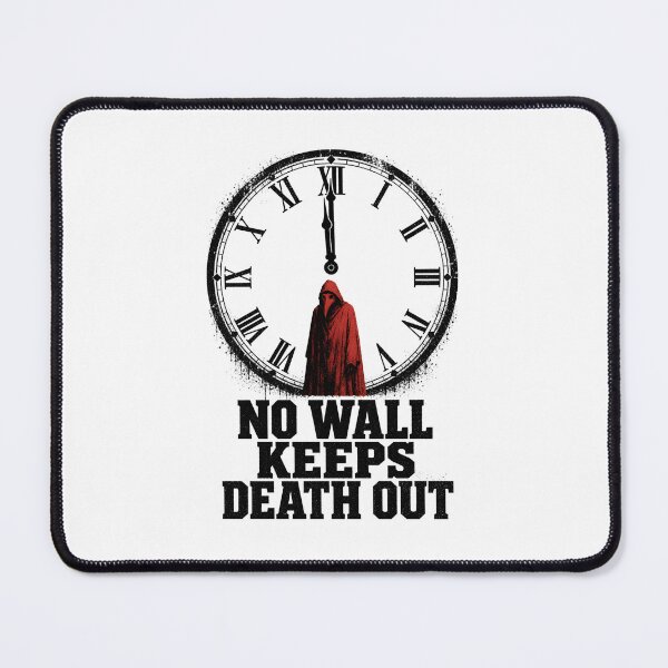 Item preview, Masque of the Red Death Plague Doctor Gothic Clock Art designed and sold by Fenay Designs.
