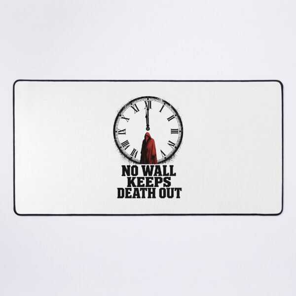Item preview, Masque of the Red Death Plague Doctor Gothic Clock Art designed and sold by Fenay Designs.