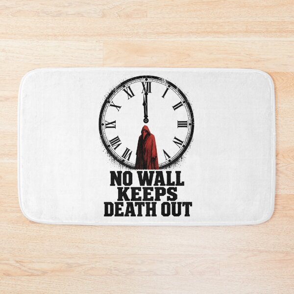 Item preview, Masque of the Red Death Plague Doctor Gothic Clock Art designed and sold by Fenay Designs.