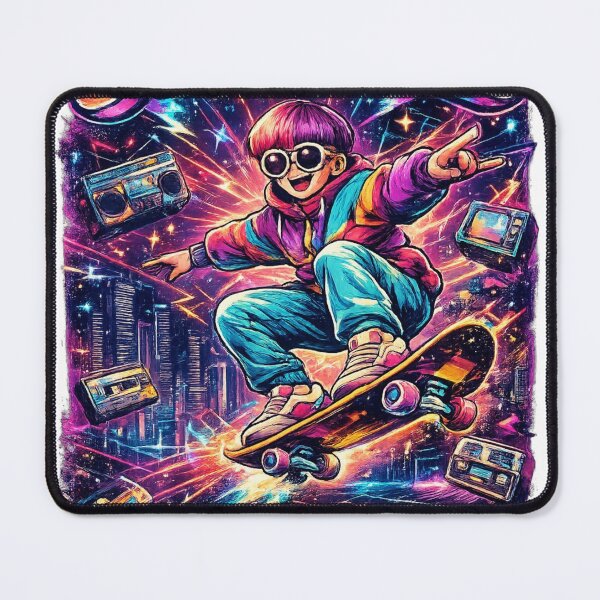 Item preview, Stay Weird – Retro Futuristic Skate Culture Y2K Aesthetic Design designed and sold by FantasyFlicker.