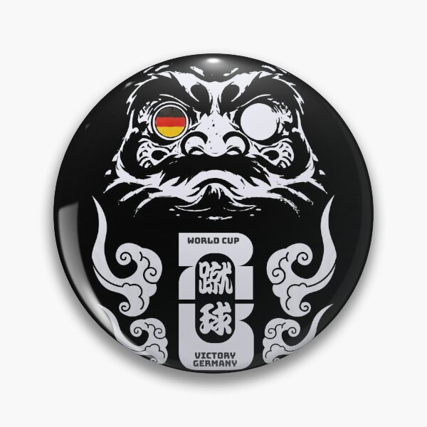 Item preview, World Cup Germany Daruma – Japanese Lucky Doll Soccer Victory Design designed and sold by Chaaa-han.