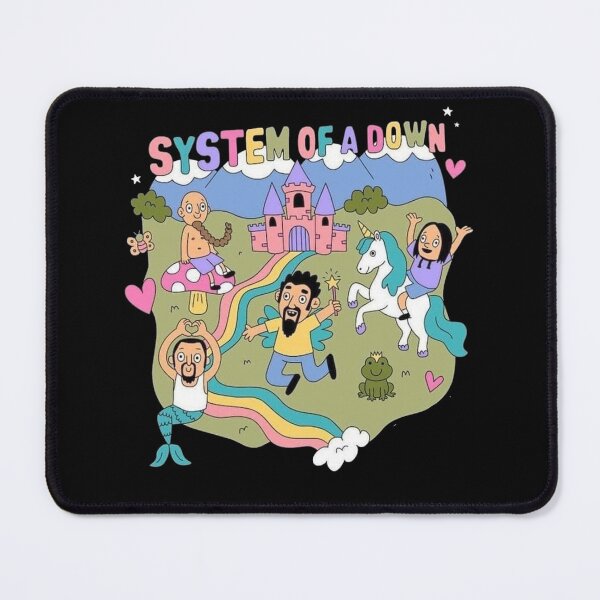 Item preview, System of a Down cartoon parody retro vintage fan art  designed and sold by Malkmkhlo-3.