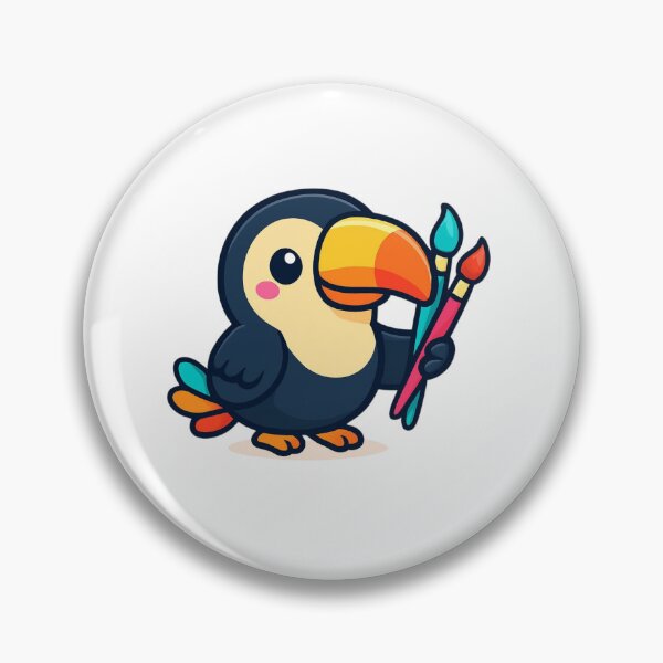 Item preview, Create Freely Toucan - Creative Kawail Sticker designed and sold by foryouandyours.