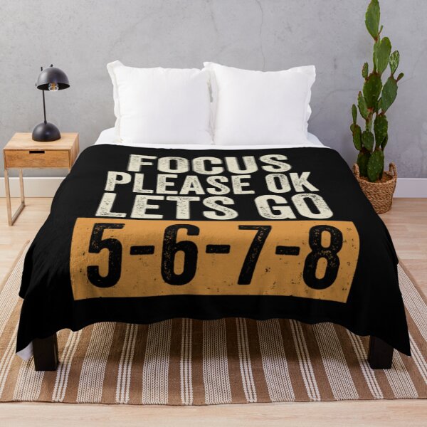 Item preview, Focus Please OK Lets Go 5 6 7 8 Funny Cheer Dance Coach designed and sold by Ali-printshop.
