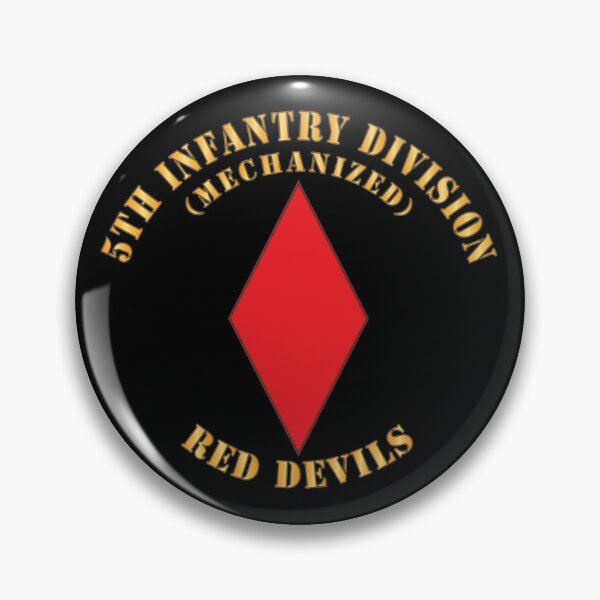 Item preview, Army -  5th Infantry Division - Red Devils X 300 designed and sold by Military Insignia Products.