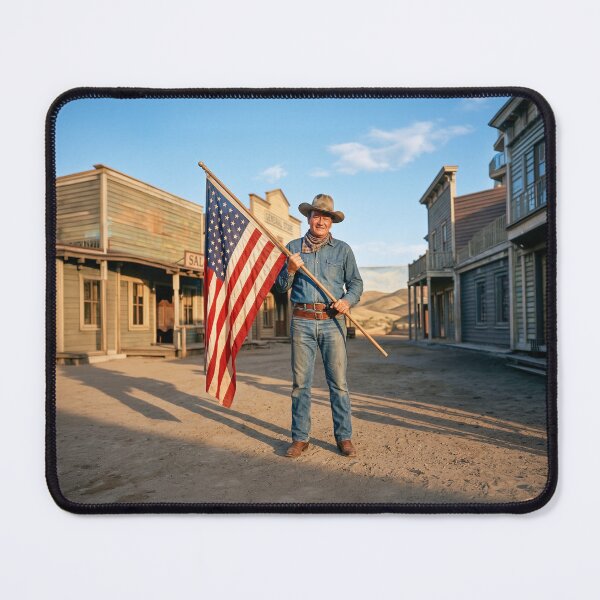 Item preview, John Wayne Portrait America's 250th Anniversary designed and sold by Home Decor Art.