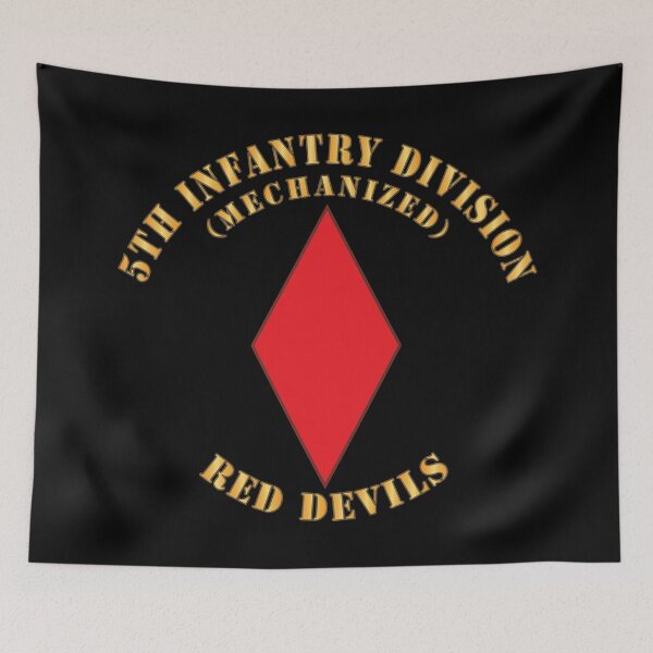 Item preview, Army -  5th Infantry Division - Red Devils X 300 designed and sold by Military Insignia Products.