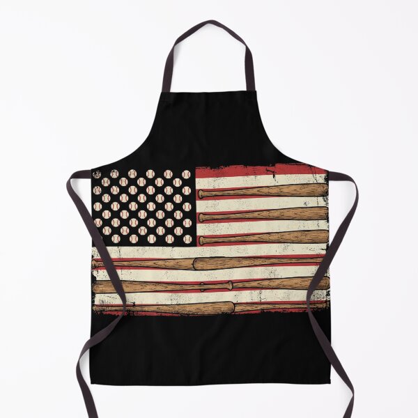 Item preview, Vintage American Flag Baseball Bat Shirt designed and sold by TeNovaStudio.