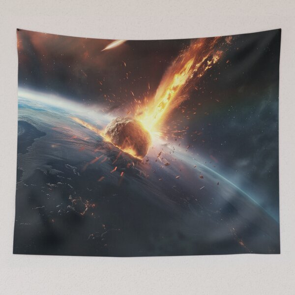 Item preview, Asteroid Impact on a Distant World designed and sold by QuantumDrift.