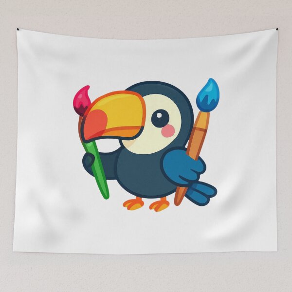 Item preview, Create Freely Toucan - Creative Kawail Sticker designed and sold by foryouandyours.