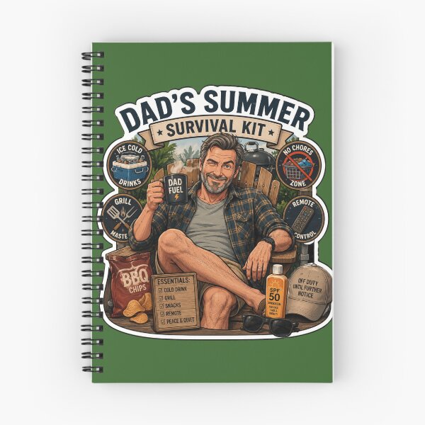 Item preview, Dad's Summer Survival Kit – Funny Dad BBQ Design designed and sold by DailyStruggleCo.