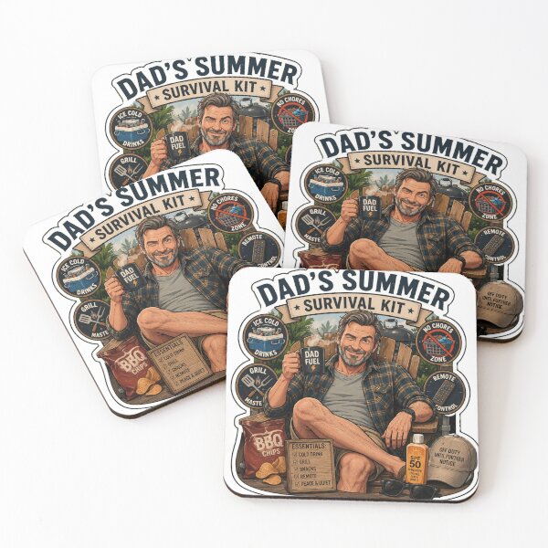 Item preview, Dad's Summer Survival Kit – Funny Dad BBQ Design designed and sold by DailyStruggleCo.