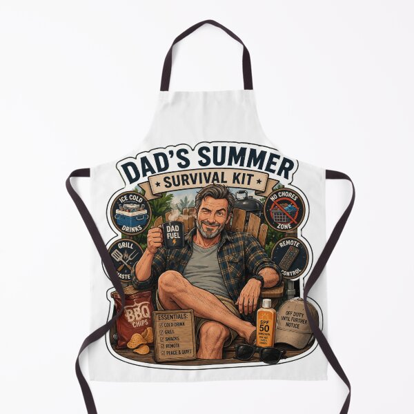 Item preview, Dad's Summer Survival Kit – Funny Dad BBQ Design designed and sold by DailyStruggleCo.
