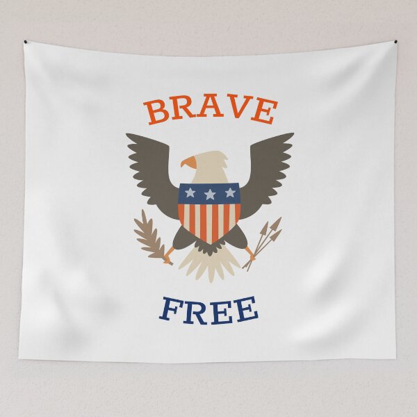 Item preview, BRAVE FREE designed and sold by SudeeshArt.