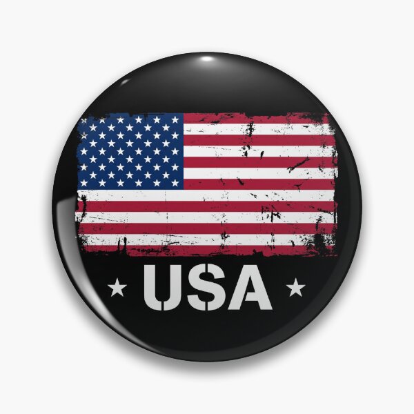 Item preview, Distressed USA Flag Stencil Text Shirt designed and sold by TeNovaStudio.