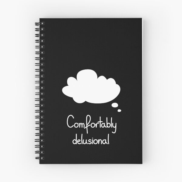 Item preview, Comfortably Delusional Funny Cloud Illustration designed and sold by Mooi Studio.